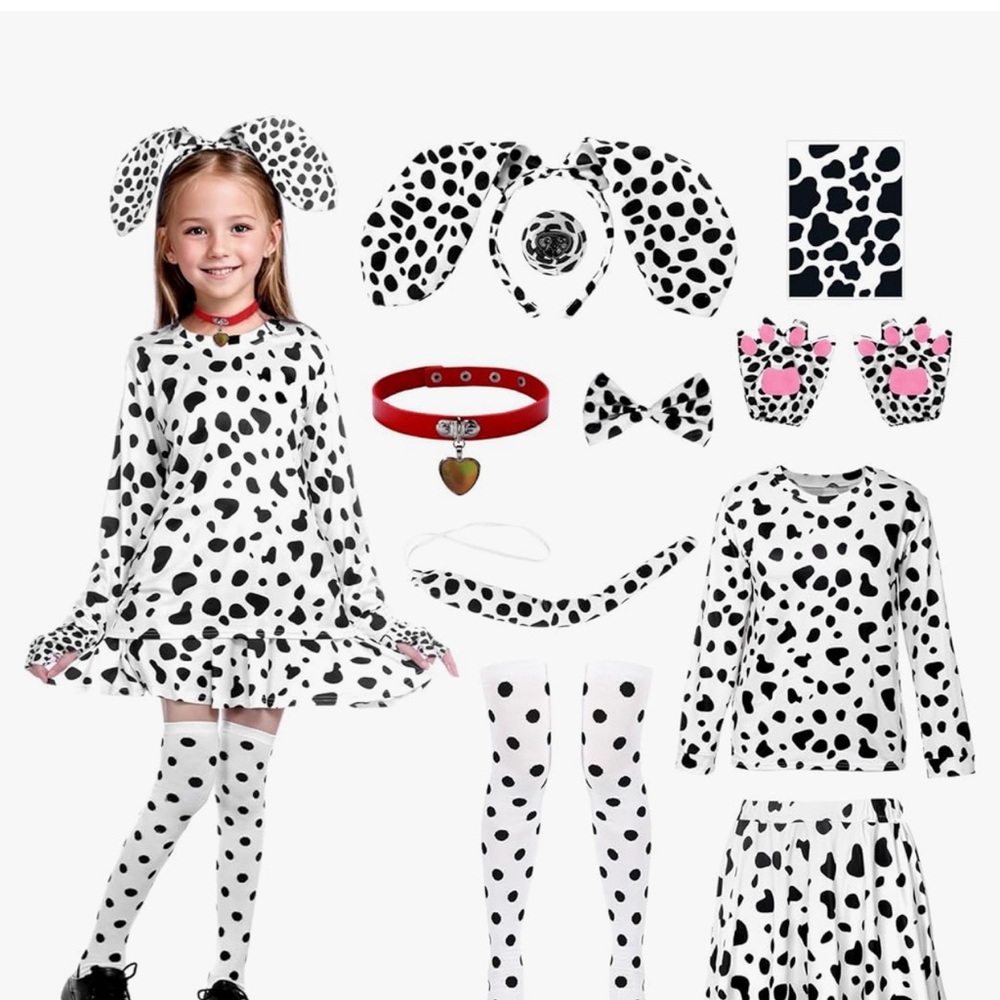Dalmatian Costume Set for Kids